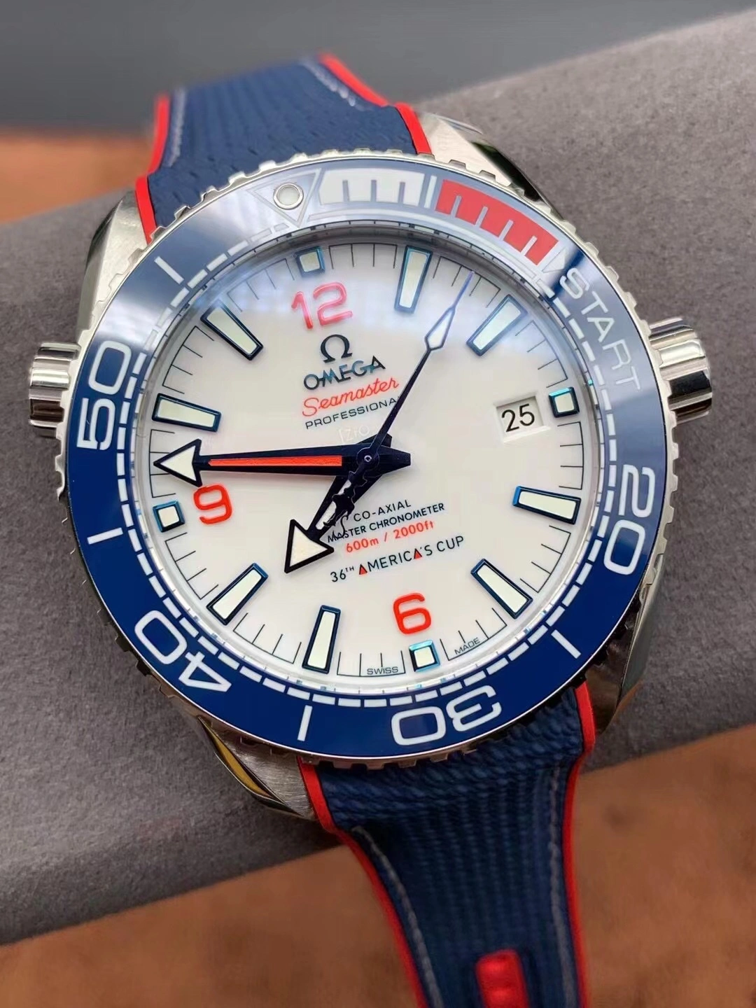 CBD Factory Omega Seamaster Planet Ocean 600M 43.5mm “36th America’s Cup” (215.32.43.21.04.001) 1:1 Super Clone – Dandong DD8900 Movement Contemporary 289
